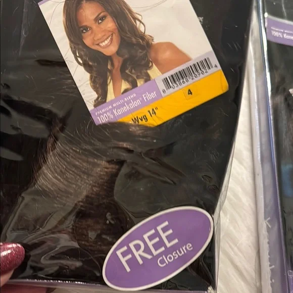 Sensationnel NIP BUNDLE 100% kanekalon fiber kanubia elegance Wvg 14” color 4 - Picture 3 of 8